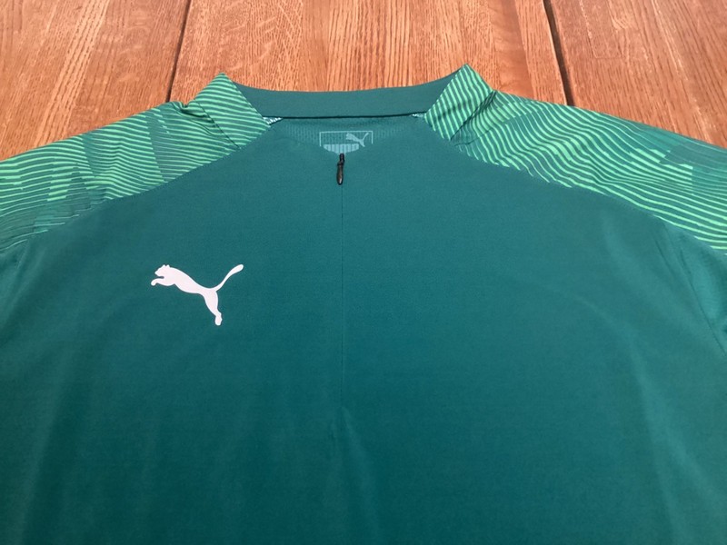 NWT's Puma Green 1/4 Zip Pullover Training LS Shirt Pullover 656016-05 Men's M gallery