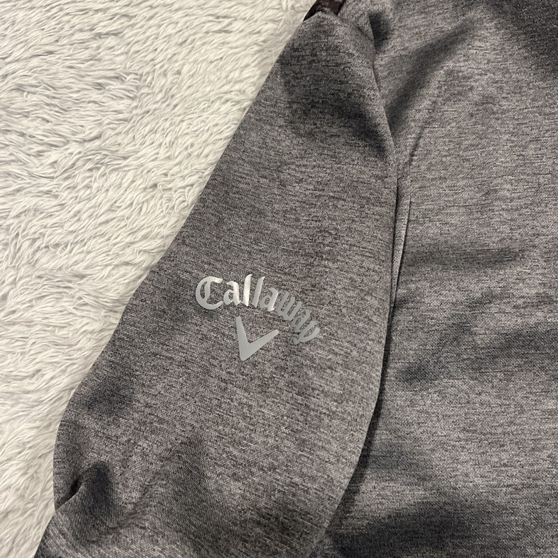 Callaway Golf 1/4 Zip Jacket Pullover Gray Weather Series Long Sleeve Men's M gallery
