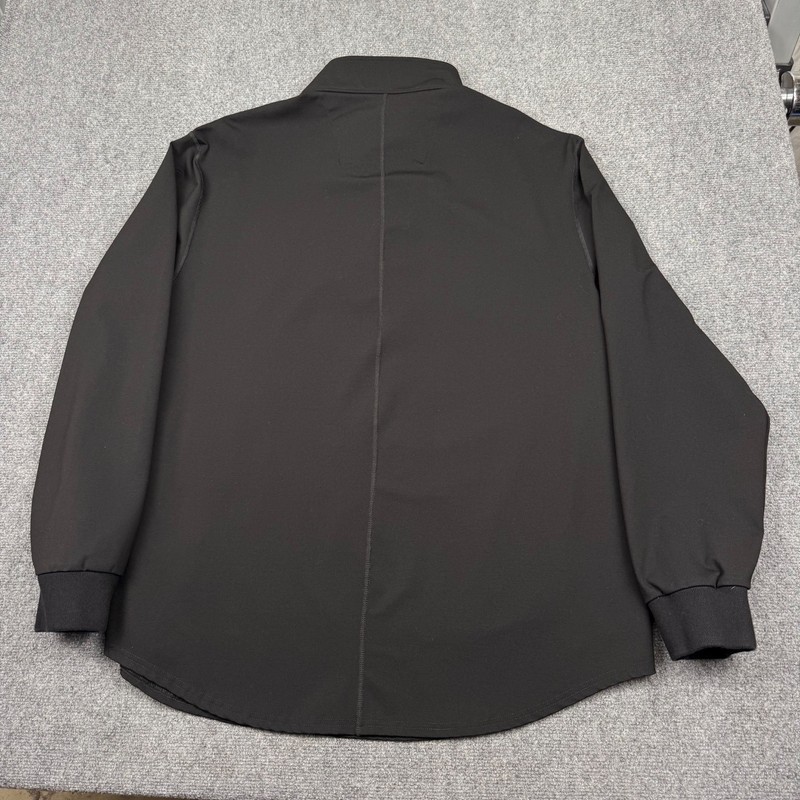 BYLT Elite Fairway Pullover Mens 2XL Black Performance Snap 1/4 Zip Magnet Golf gallery