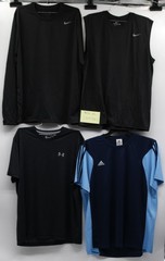NIKE UA ADIDAS Dri Fit LEGEND SHIRTS NEW WITH TAG MENS EXTRA-LARGE Lot Of 4