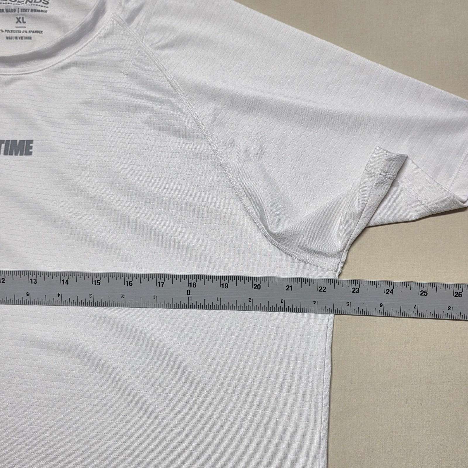 Legends Life Time Men XL Wht Performance Short Sleeve Athletic T-Shirt Pullover gallery