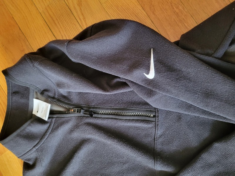 Malbon × Nike Dri-FIT Men's Black 1/4 Zip Mock Neck Long Sleeve Pullover S gallery