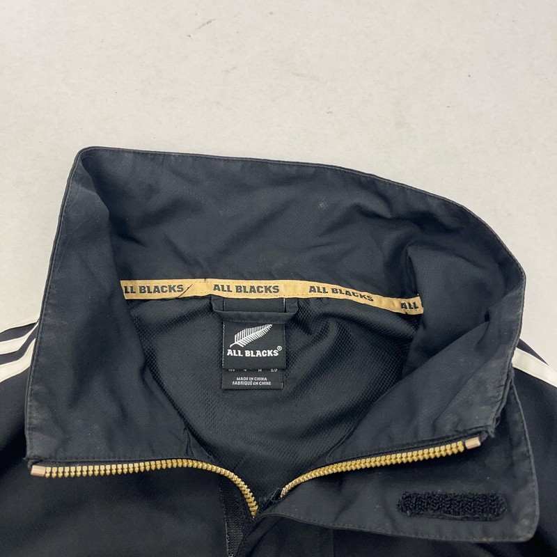 All Blacks Rugby Pullover Adidas 2011 Black Top Men's Size UK 36/38 Medium gallery