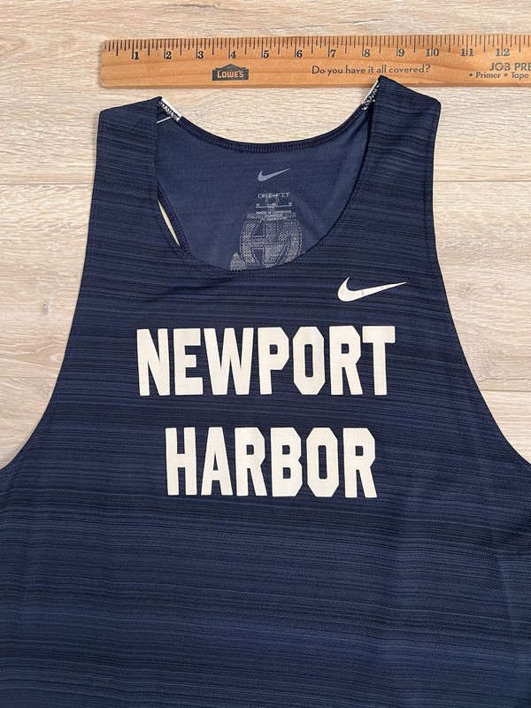 Nike Dri-Fit Tee Performance Sleeveless Tank Navy Blue Men’s M Newport Harbor gallery
