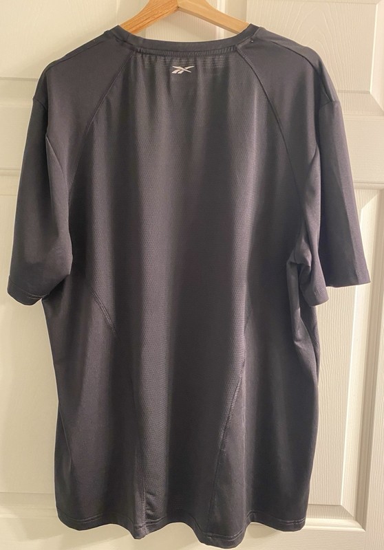 Reebok Active Shirt HydroMove Black Men's Size XL Spandex And Polyester gallery