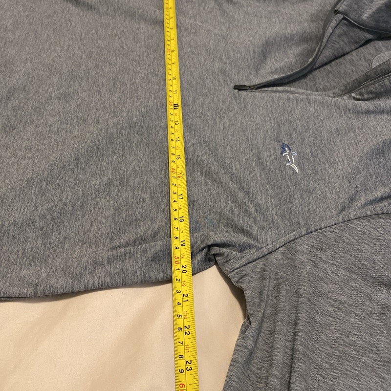 Greg Norman ML75 Active 1/4 Zip Golf Pullover Mens GRAY LARGE Stretch Performanc gallery