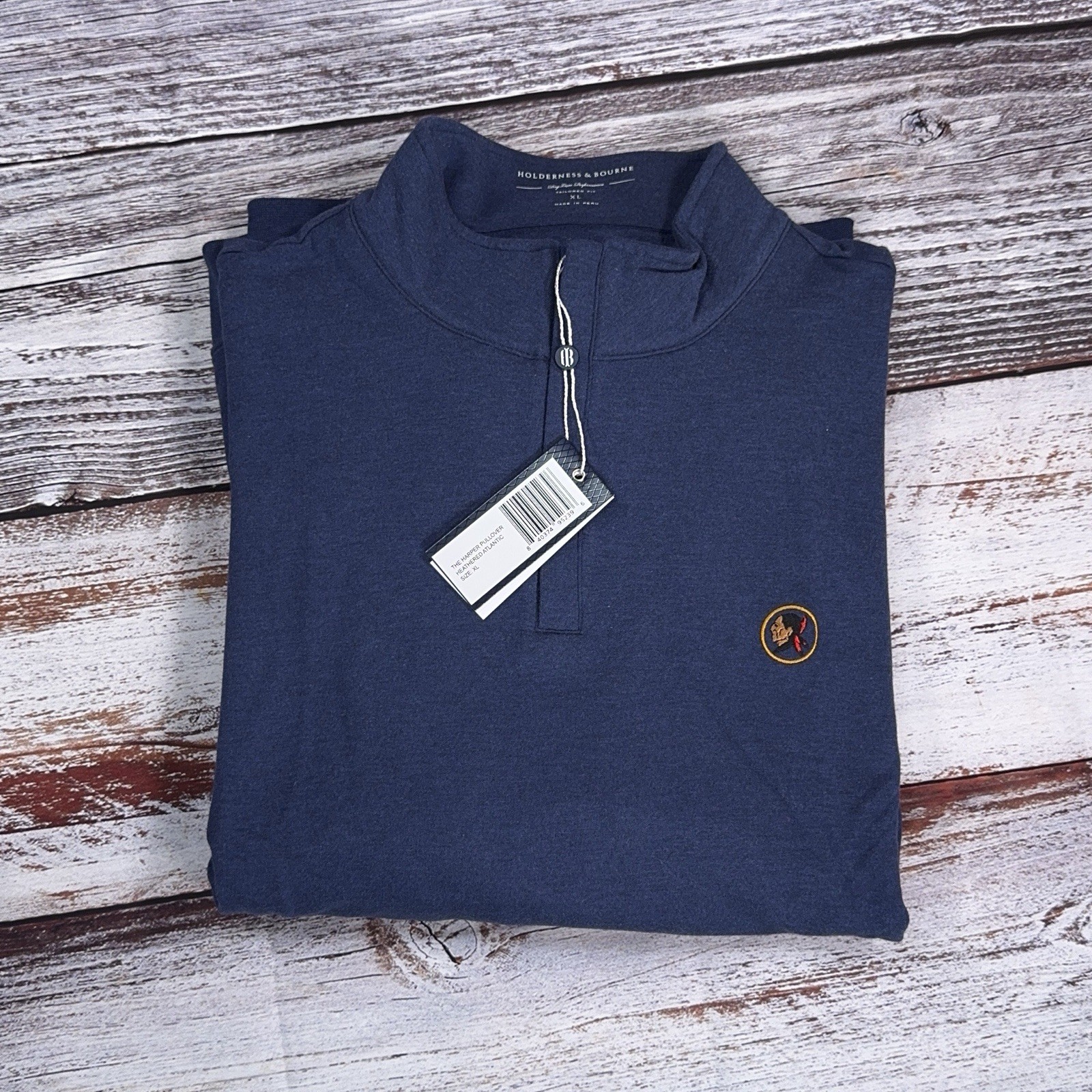 NWT Seminole GC 1/4 Zip Pullover - Blue Atlantic Holderness Bourne - XL XLARGE gallery