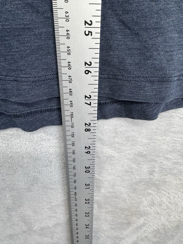 Lululemon Basic T-Shirt Navy Blue Short Sleeve Tee Men's See Measurements 19x27 gallery