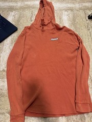 Vintage Body Glove STAND OUT LONG-SLEEVE THERMAL WITH HOODIE BURNT BRICK SURF