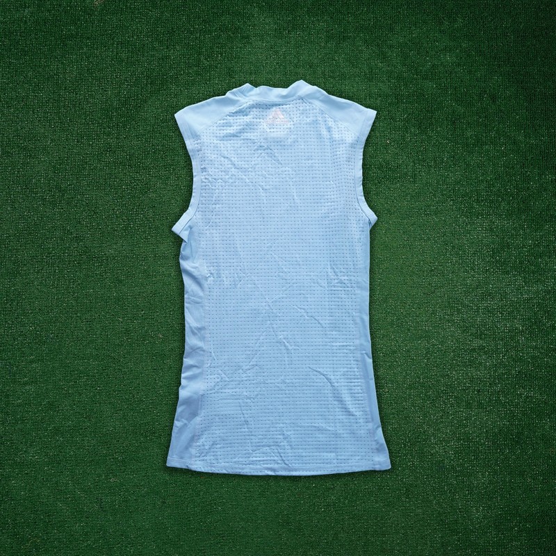 Adidas Men's (Clear Blue) Climachill Techfit Compression Sleeveless T-Shirt gallery
