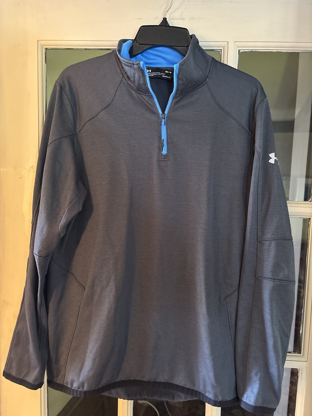 Under Armour ColdGear Reactor 1/4 Zip Pullover Medium 1299170-008 EUC gallery