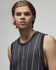 Air Jordan Dri-fit Mesh Basketball Jersey Tank Mens Size XL Pinstripe Panda NWT