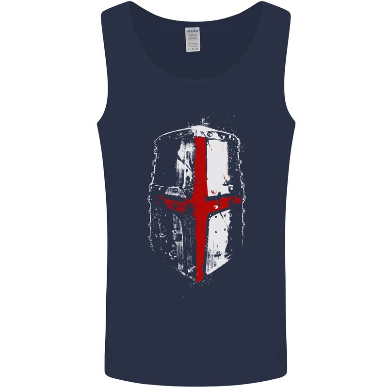 Helmet Gym England Flag St Georges Day Mens Vest Tank Top gallery