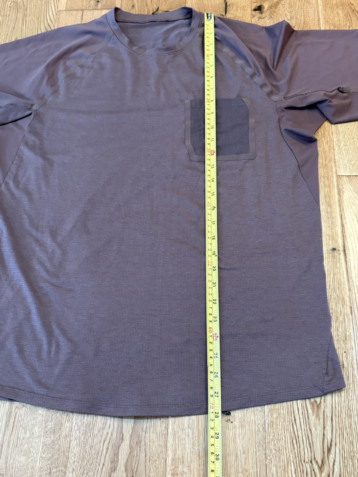 Lululemon Men’s Ventilated Hiking Shirt Short Sleeves Dark Oxide Large gallery