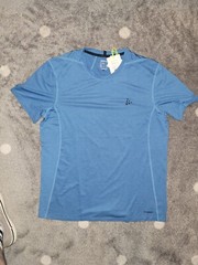 Craft adv essence Melange SS Tee Size Medium Fluid Blue