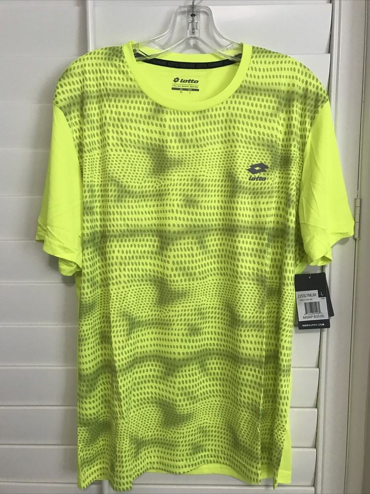 lotto training mens active tee