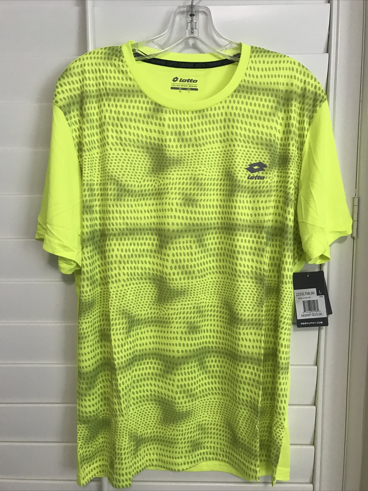 lotto training mens active tee gallery