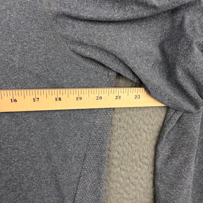 RVCA Pullover Mens Small Gray 1/4 Zip Long Sleeve Zipper Pocket Activewear Gym gallery
