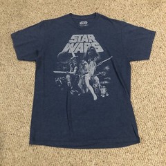 STAR WARS T SHIRT SIZE MEDIUM M!! DARTH VADER LUKE SKYWALKER!!