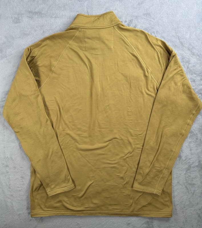 5.11 Tactical Stratos 1/4 Zip Pullover Mens Large Coyote Mustard Stretch gallery