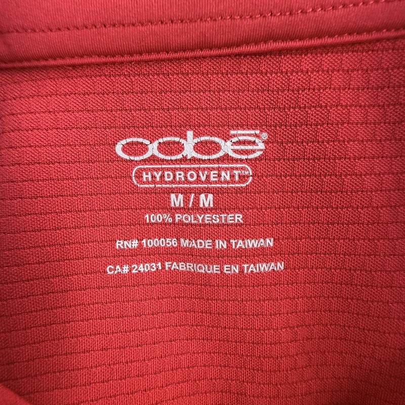 Oobe Pullover Jacket Mens Medium Red Hydrovent 1/4 Zip Mock Neck Athletic Top gallery