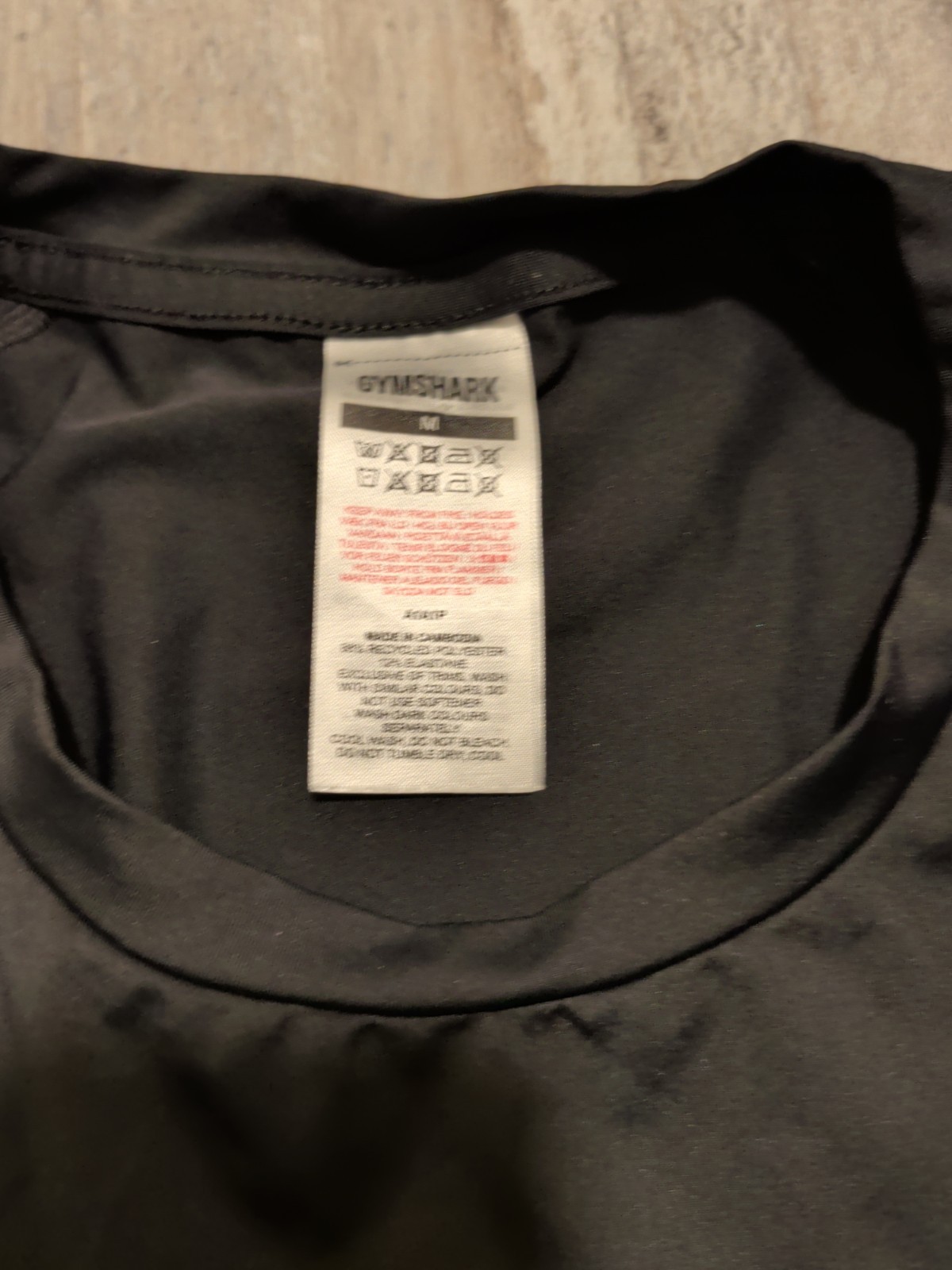 Gymshark Element Baselayer Long Sleeve Compression Shirt Mens Size M Black A1A1P gallery