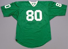 Rare Vintage NEW ERA Chicago #8 Nylon Mesh Football Jersey 80s 90s Green White L