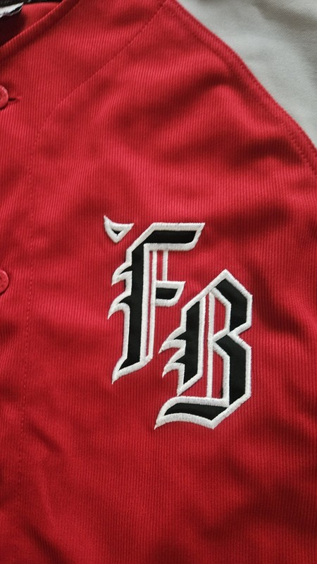 FUBU Men Official All Star Button-Up Jersey Shirt Gray Red XXL Sleeveless 05 LG gallery
