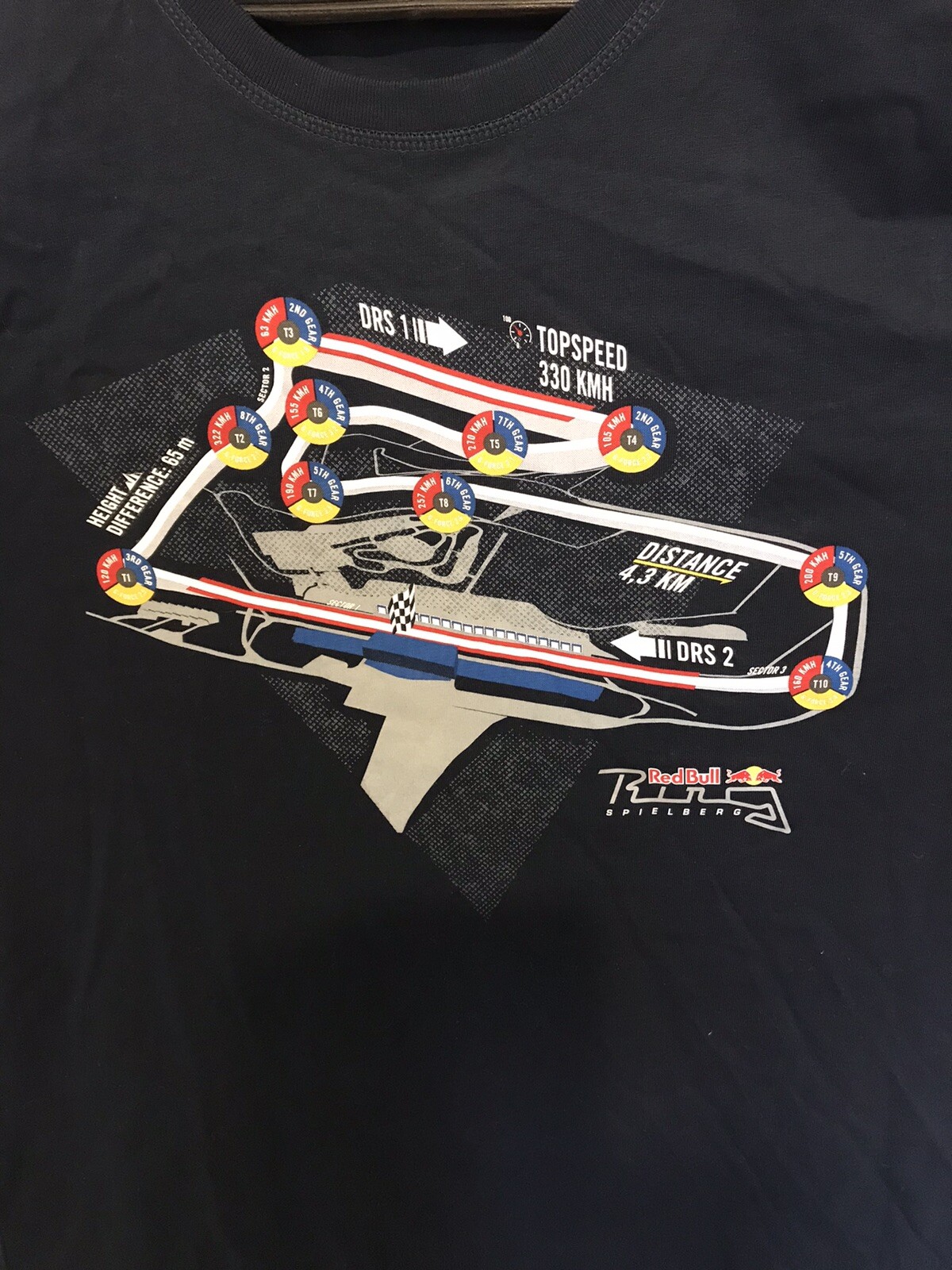 Red Bull Racing F1 Spielberg 2XL Dark Blue T-shirt Brand New gallery
