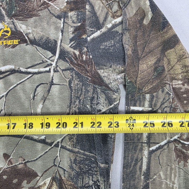 Realtree AP Camouflage Men's Shirt XL Longsleeve Logo Faded Hunting Outdoors gallery