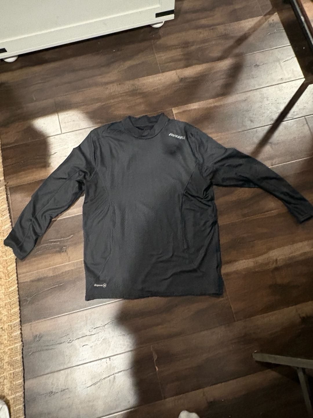 Russell Men's Mock Neck Long Sleeve Base Layer Compression Top gallery