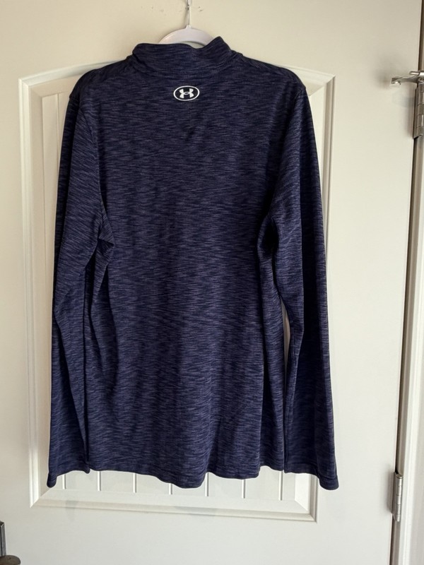 Under Armour Men's Tech 1/2 Zip Pullover Jacket Navy Heather Space Dye XXL gallery