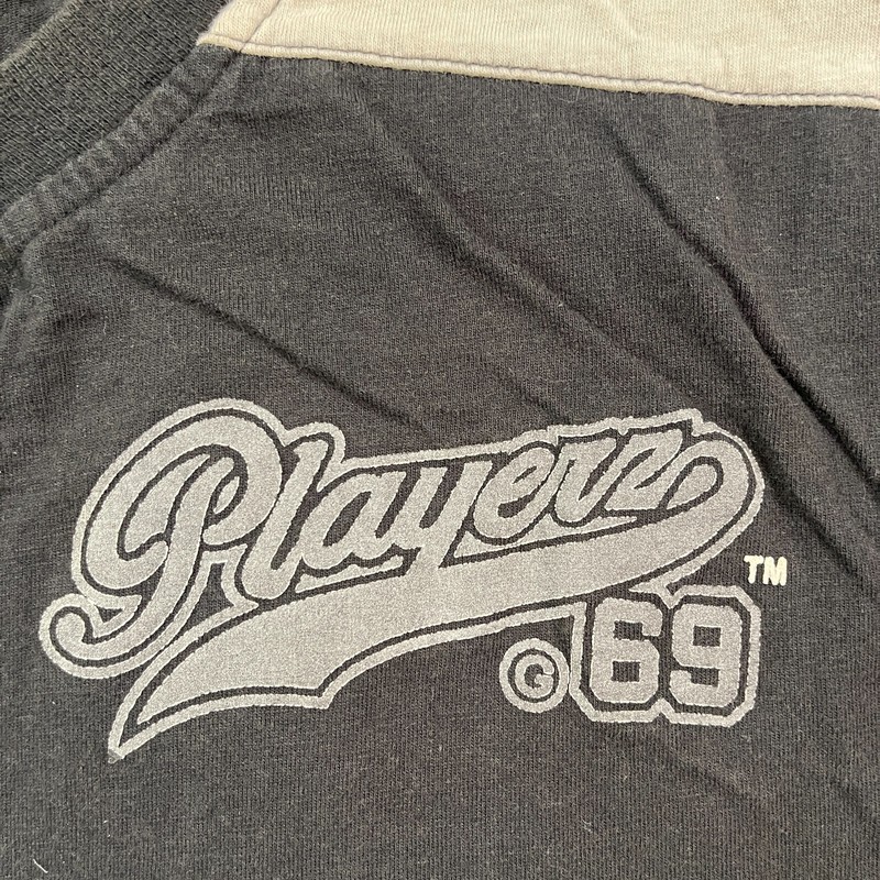 Vintage Y2K Playerz 69 Basketball Jersey XL 24x28 Black Gray Tank-Top gallery