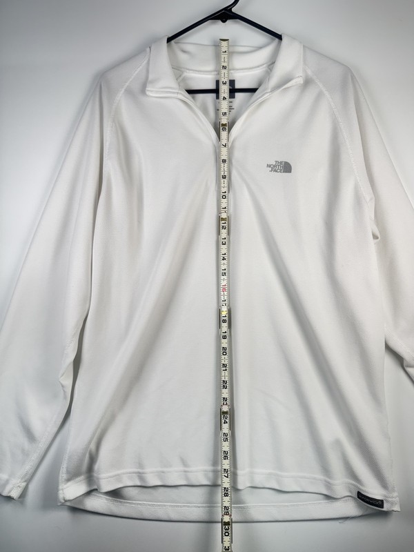 The North Face Men's Vaporwick 1/4 Zip Activewear Pullover Top White Size L gallery