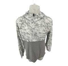 Under Armour Large Men HeatGear Fitted ATHLETIC PULL OVER Jacket Top A7