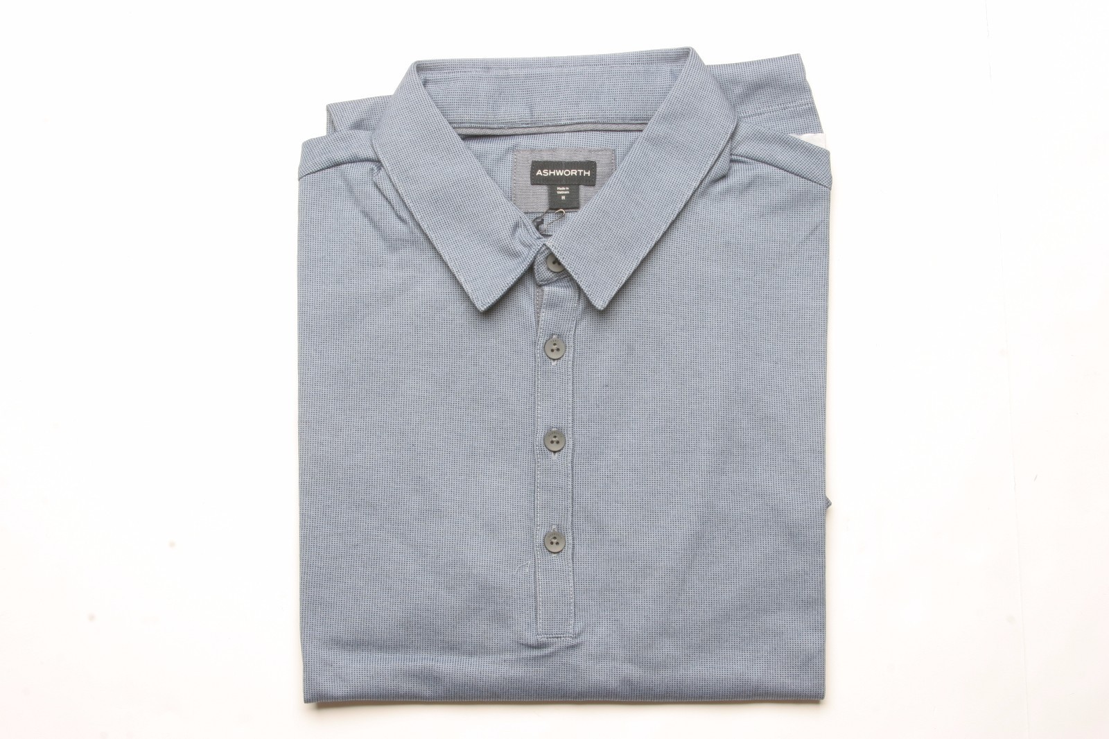 Ashworth Textured Polo Shirt (M) AE4848 Infinity gallery