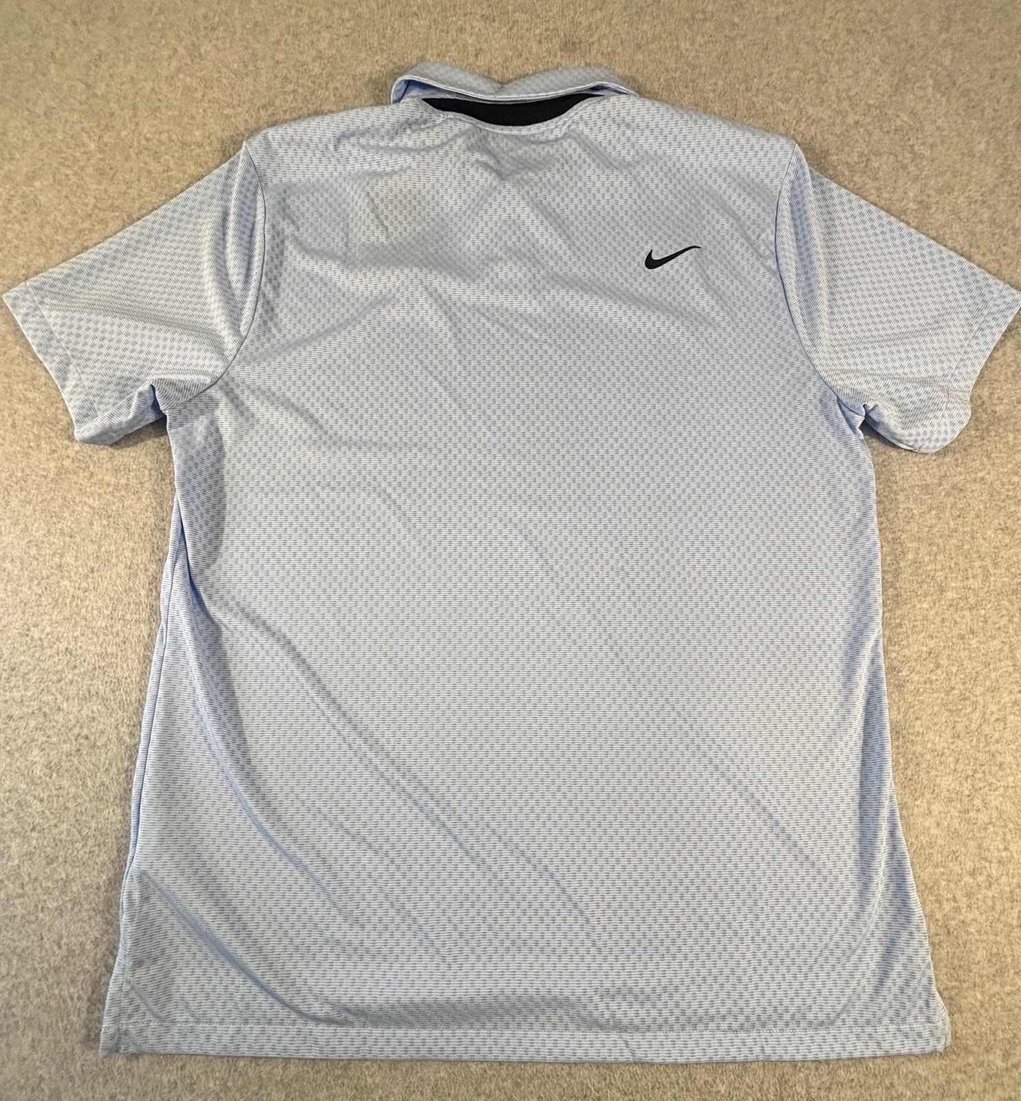 Nike Men's Dri-Fit Tour Short Sleeve Golf Polo FD5741-425 Size Large Blue gallery
