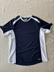 Tek Gear Performance Men’s Blue and White T-Shirt Size M