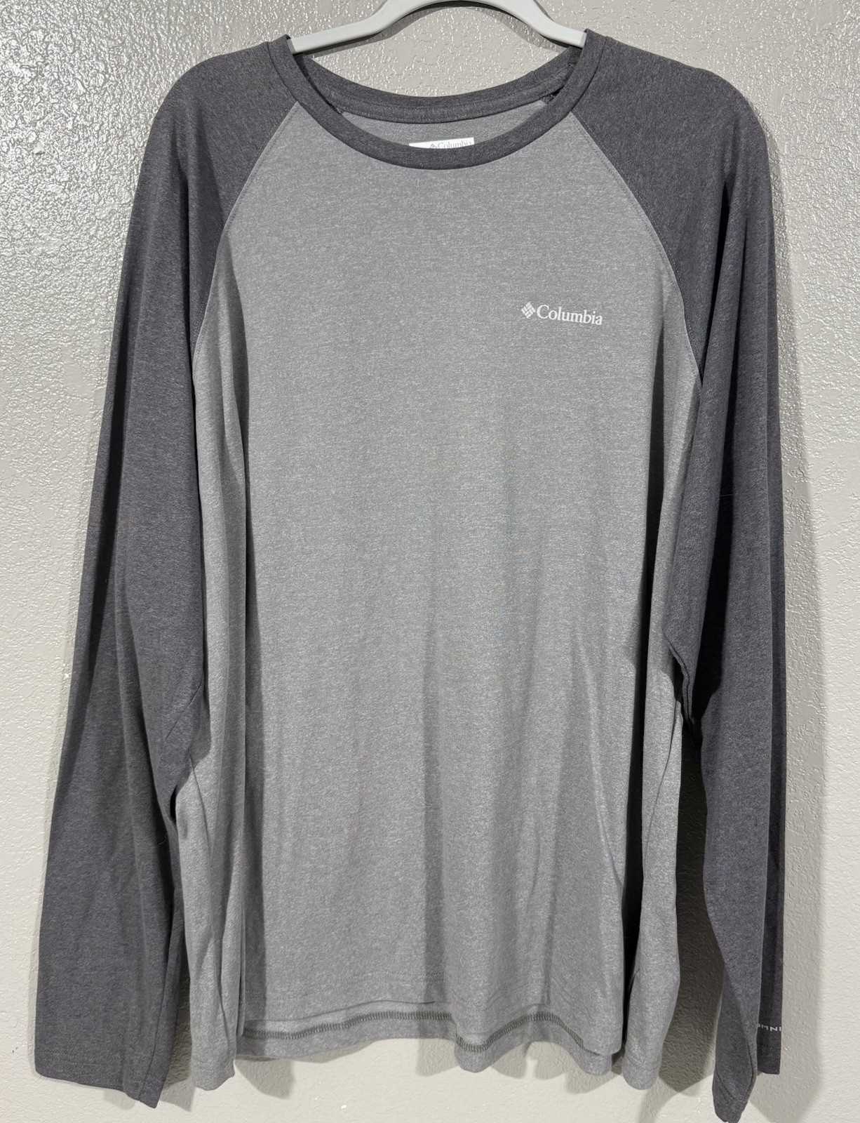 Columbia Mens Shirt Long Sleeve Omni Wick Two Toned Gray Size XXL gallery