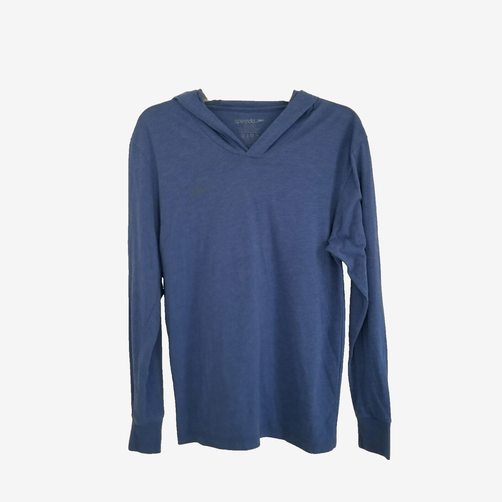 Speedo Shirt Mens Small Hooded Pullover Blue Casual Activewear Tee gallery