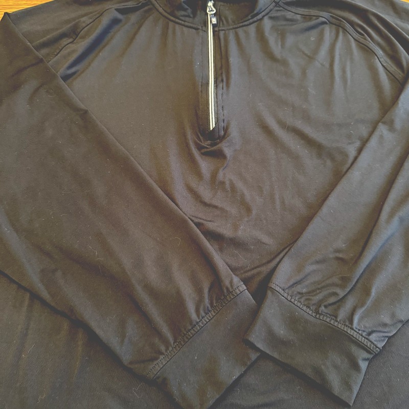 Cutter And Buck Men’s Black Quarter Zip Pullover Size 2XB gallery