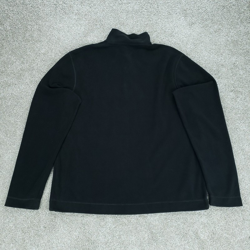 RAINS Addis Fleece 1/2 Zip Mens Large Black Lightweight Microfleece gallery