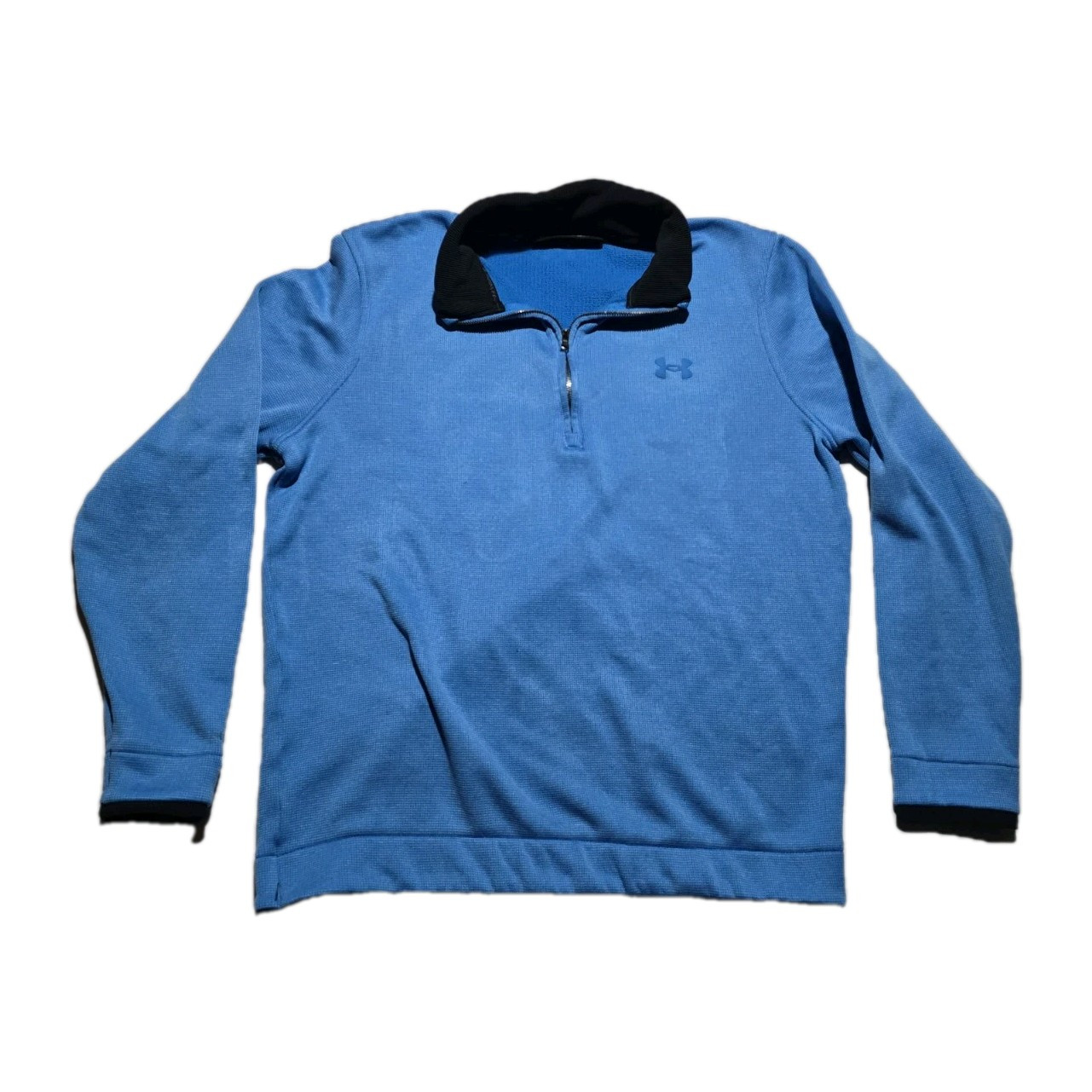 Under Armour 1/4 Zip Fleece Golf Sweater Men's M Blue 1359971 gallery