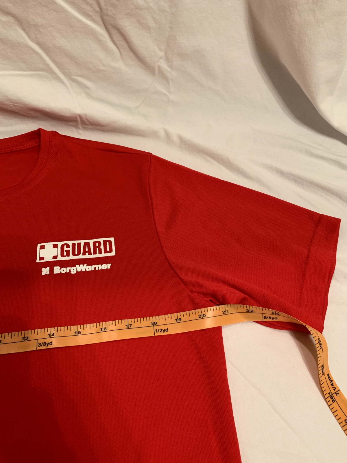 New Lifeguard Shirt - Men's Size Medium Sport Tek Active Moisture Wicking Red gallery