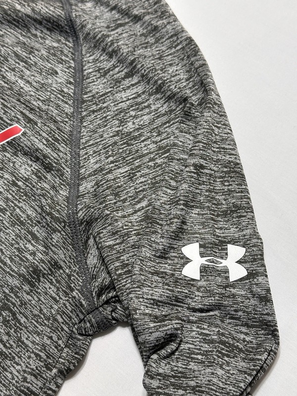 Indy Fuel Under Armour Men's Medium Grey Heatgear 1/4 Zip Loose Fit Hockey gallery