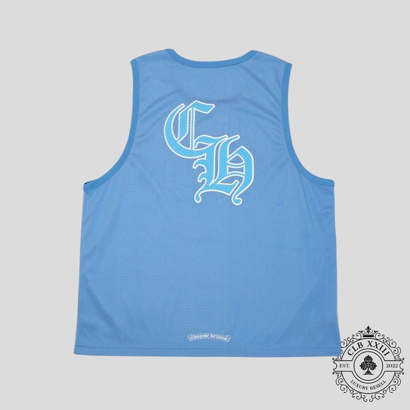 Chrome Hearts Chrome Hearts Reversible 33 Mesh Jersey - Blue gallery