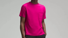 Lululemon Fundamental Tee T Short Sleeve T-Shirt Mens Medium wldb wild berry