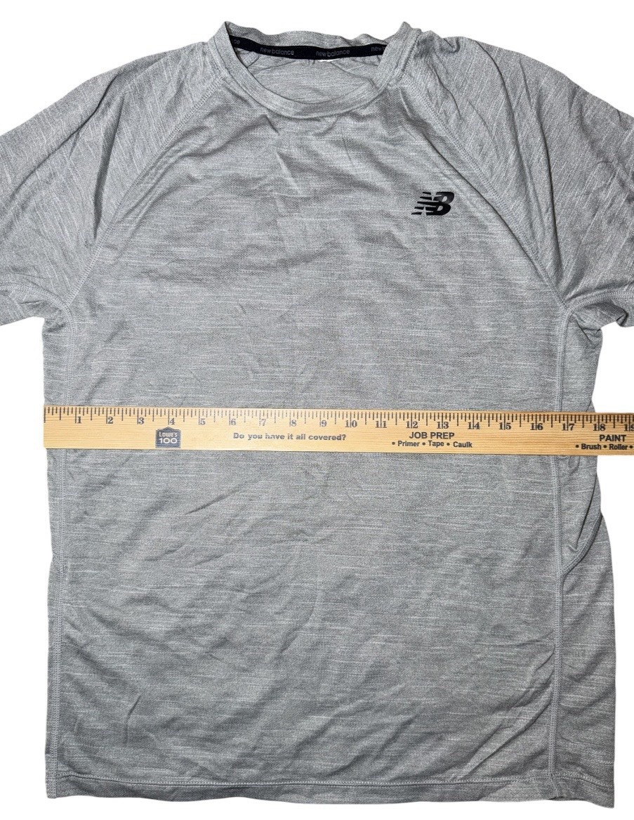 New Balance B Dry Gray Athletic Shirt Men’s Gray See Measurements gallery