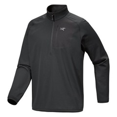 $180 – NWT ARC’TERYX DELTA Men’s 1/2 Zip Black Pullover Fleece Jacket – Medium