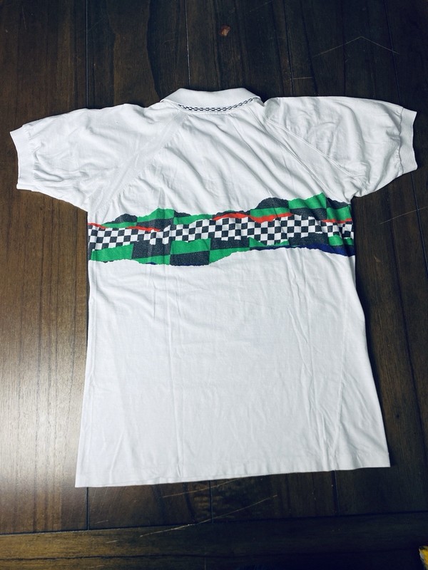 Nike John McEnroe Challenge Court Checkerboard Tennis Polo Shirt Medium Agassi gallery